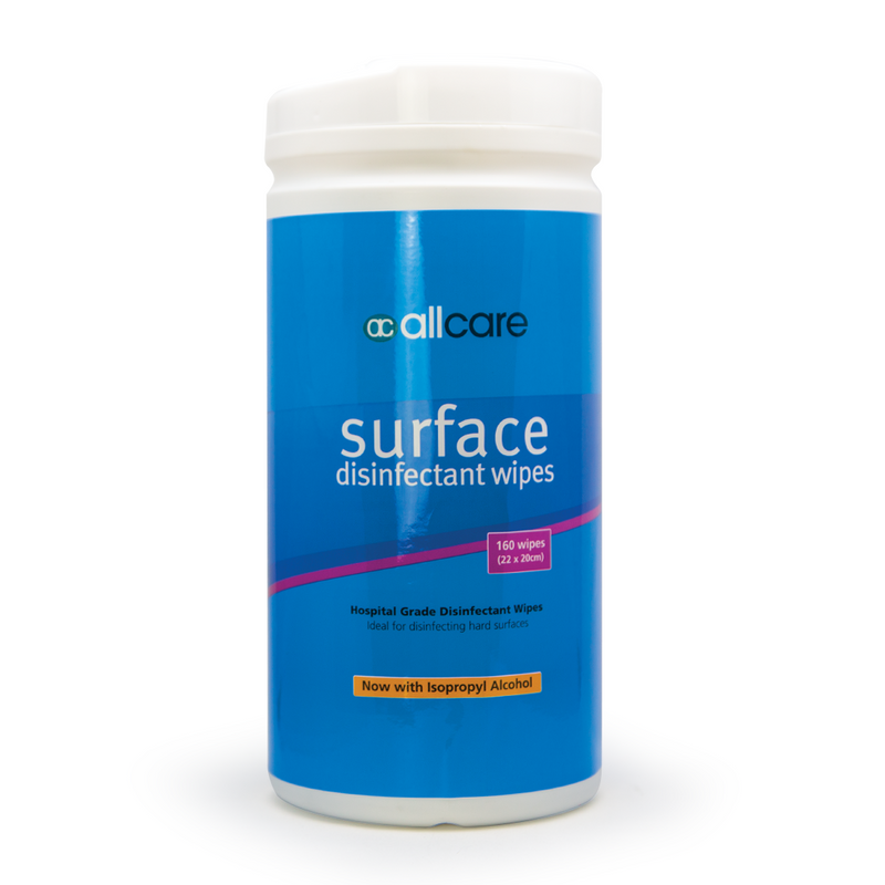 Allcare Surface Disinfectant Wipes - 160 Wipes