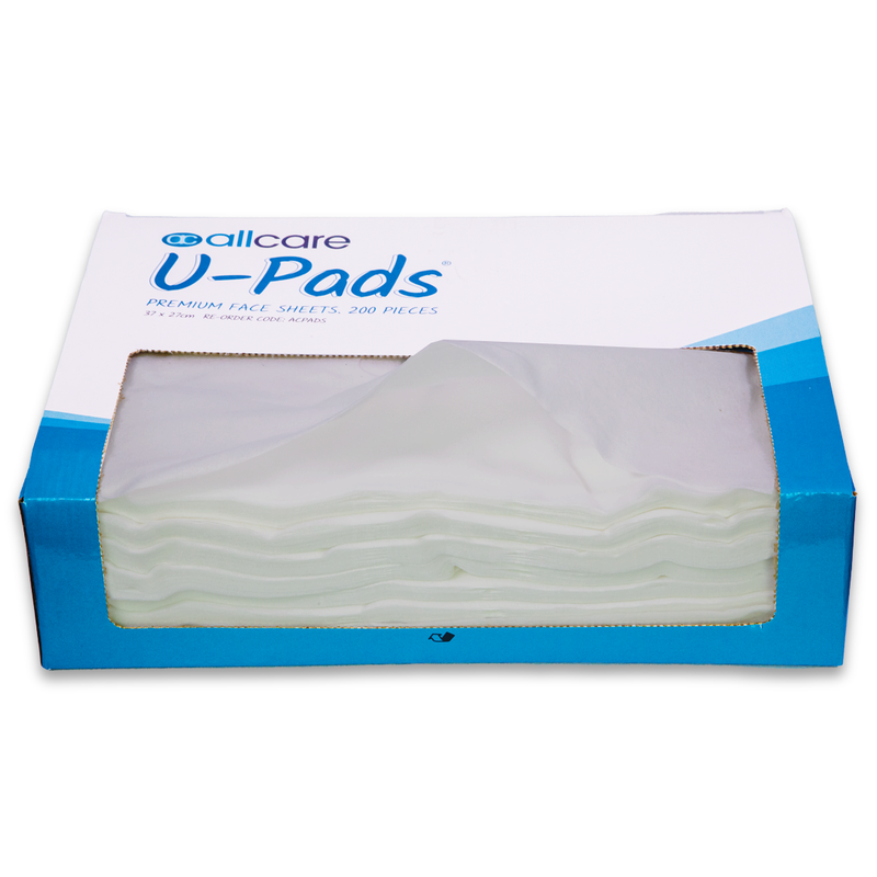 Allcare U-Pads Face Sheets