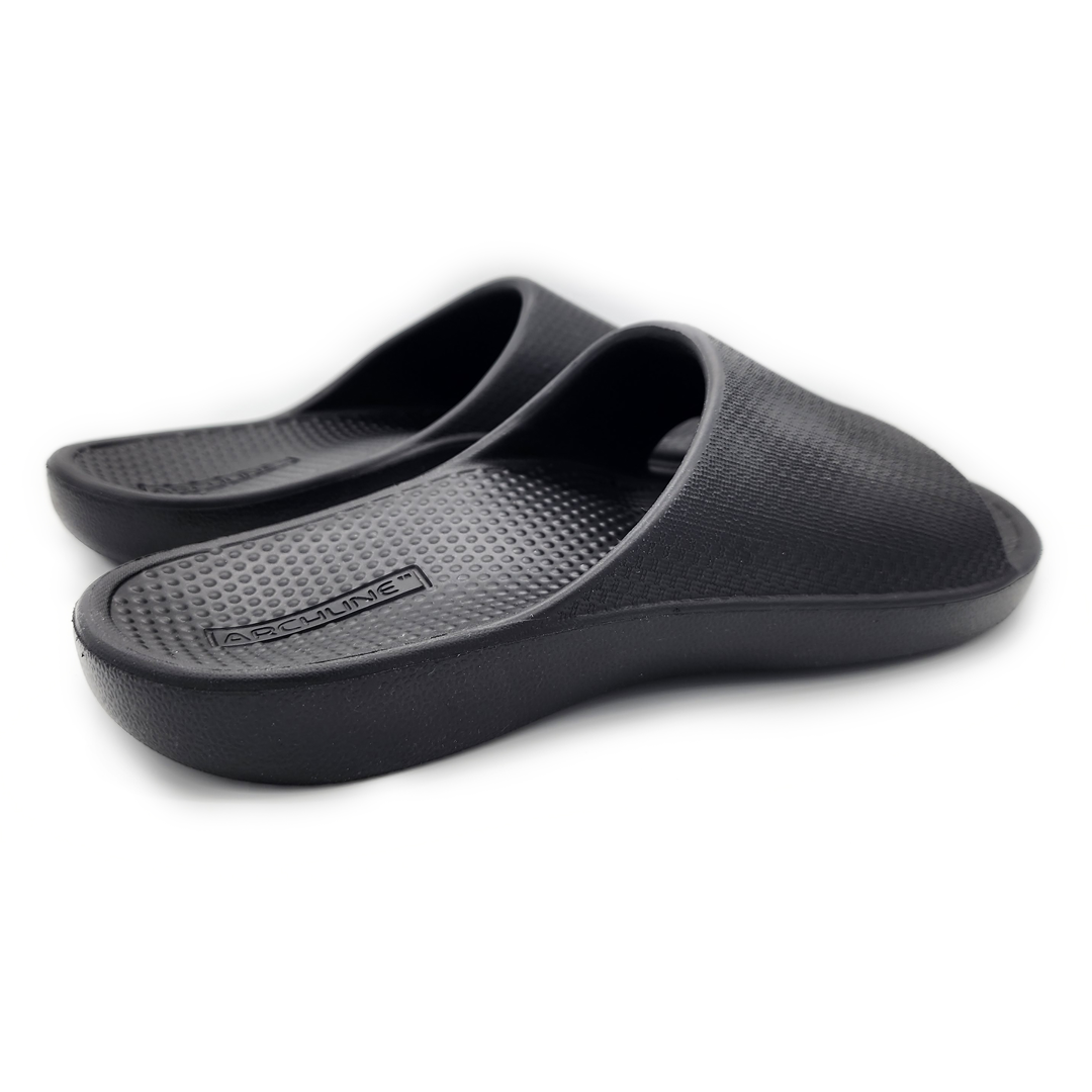 Archline Rebound Orthotic Slides - Black