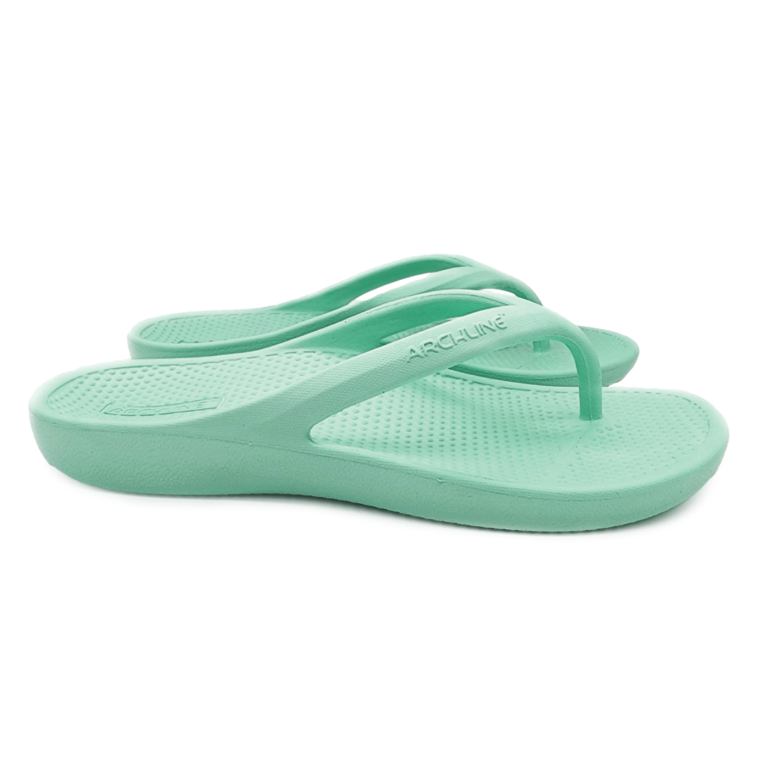 Archline Rebound Orthotic Thongs - Mint Green