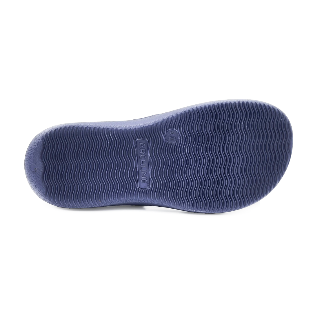 Archline Rebound Orthotic Thongs - Navy