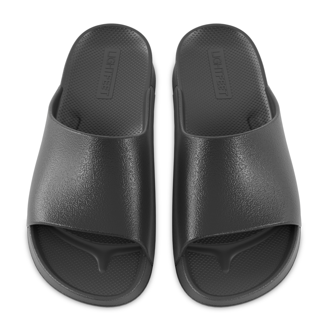 Lightfeet Single Strap Slides - Black