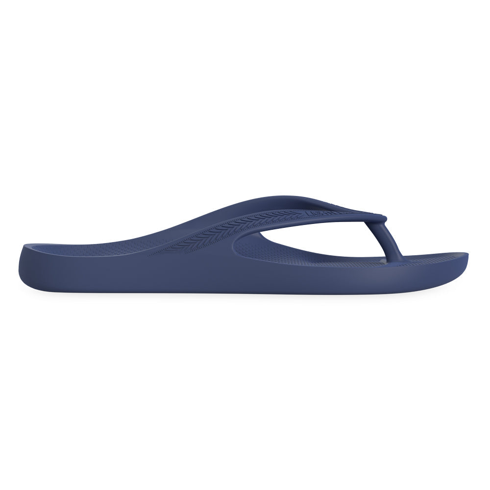 LightFeet Arch Support Flip Flops/Thongs - Navy