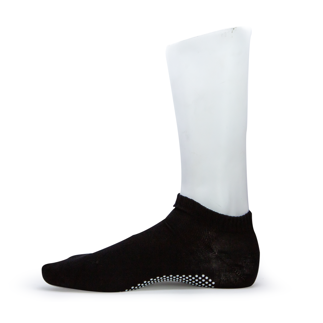 Pilates Yoga Socks Low Cut Black - Pair