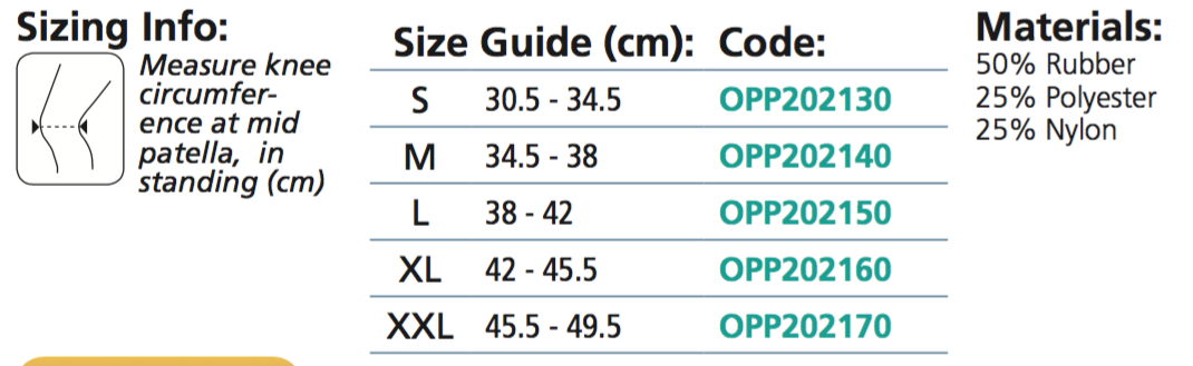 Oppo Open Patella Knee Support