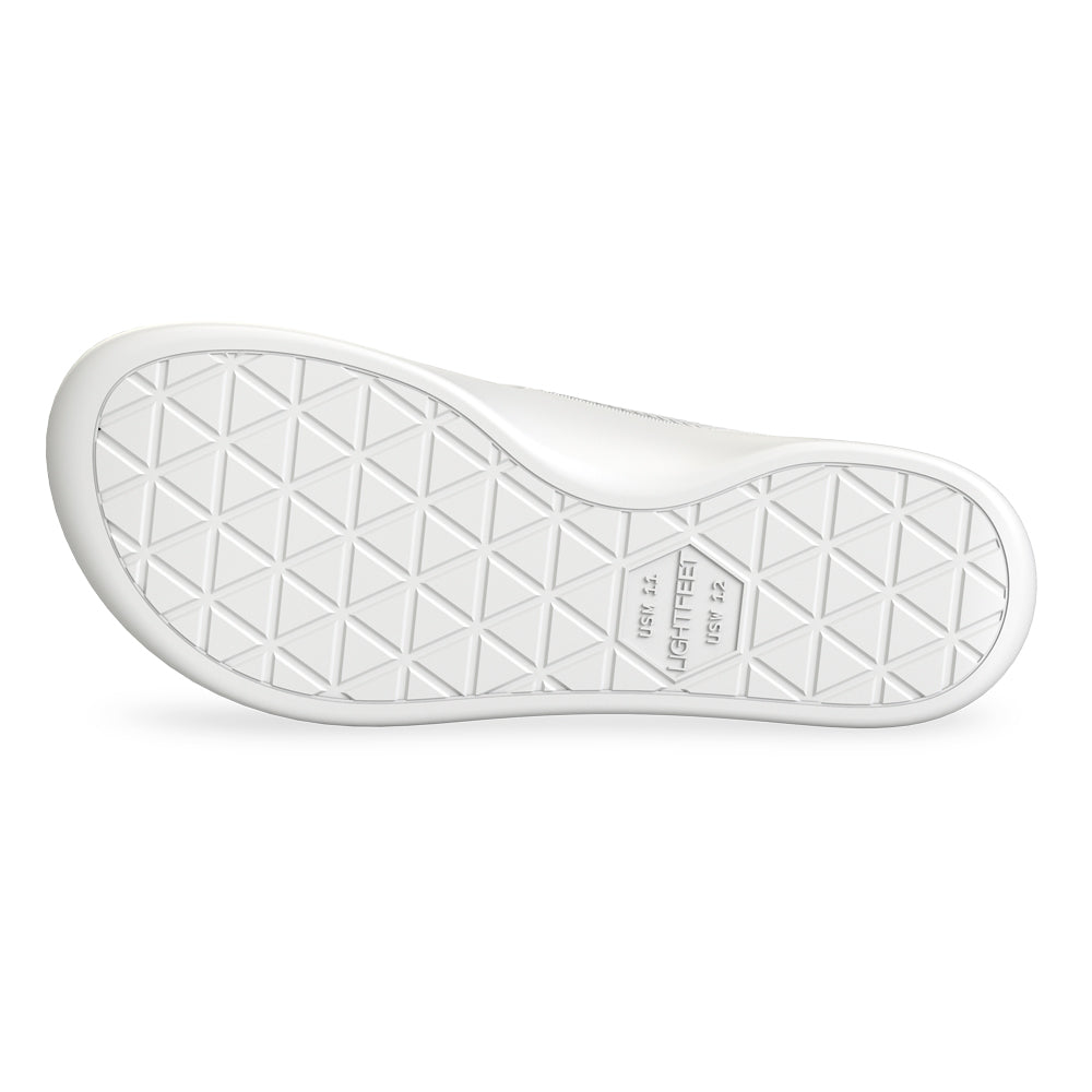 LightFeet Arch Support Flip Flops/Thongs - White